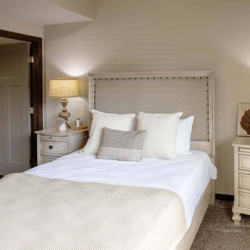 Bedroom at InterUrban Apartments in Billings, Montana