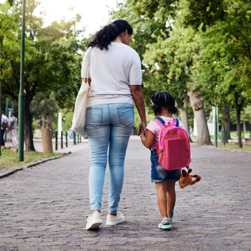 The Willows resident taking her daughter to the school near Escondido, California