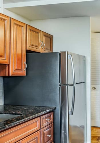 Kitchen at Carlyle Towers in Caldwell, New Jersey