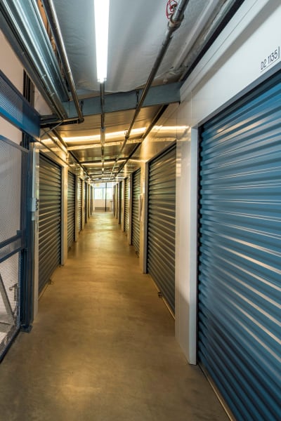 Storage units inside of Jamacha Point Self Storage in Spring Valley, California