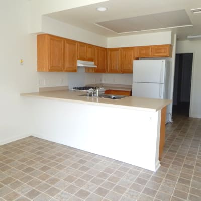 a bright kitchen at Midway Park in Lemoore, California