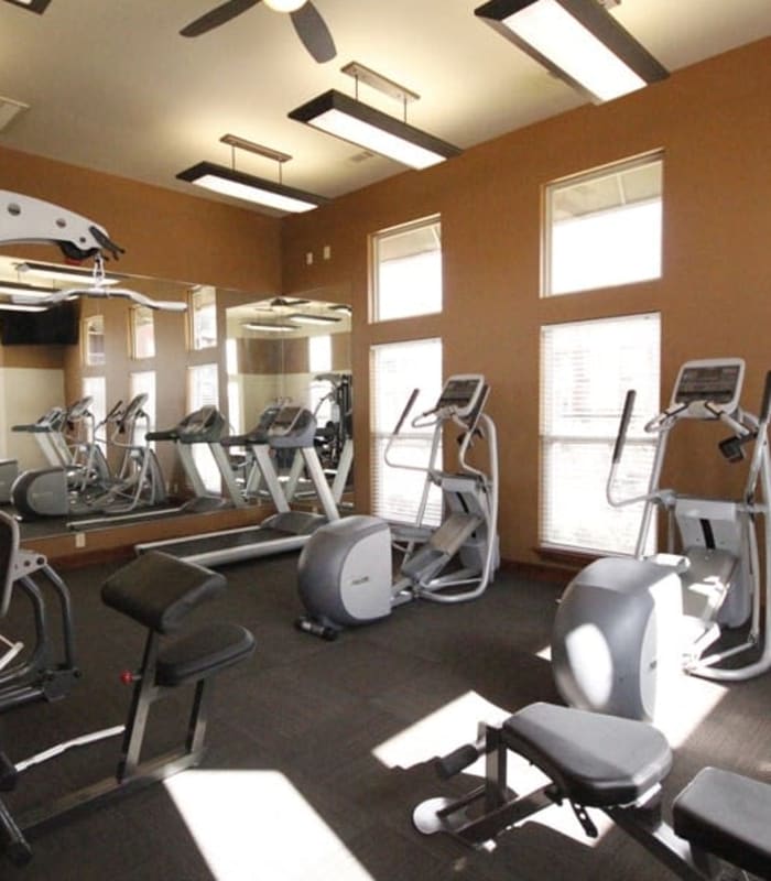 Gym at Cimarron Pointe Apartments in Oklahoma City, Oklahoma
