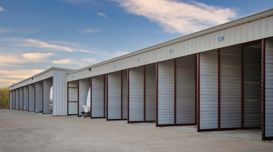 A classic car stored safely at KO Storage in San Benito, Texas