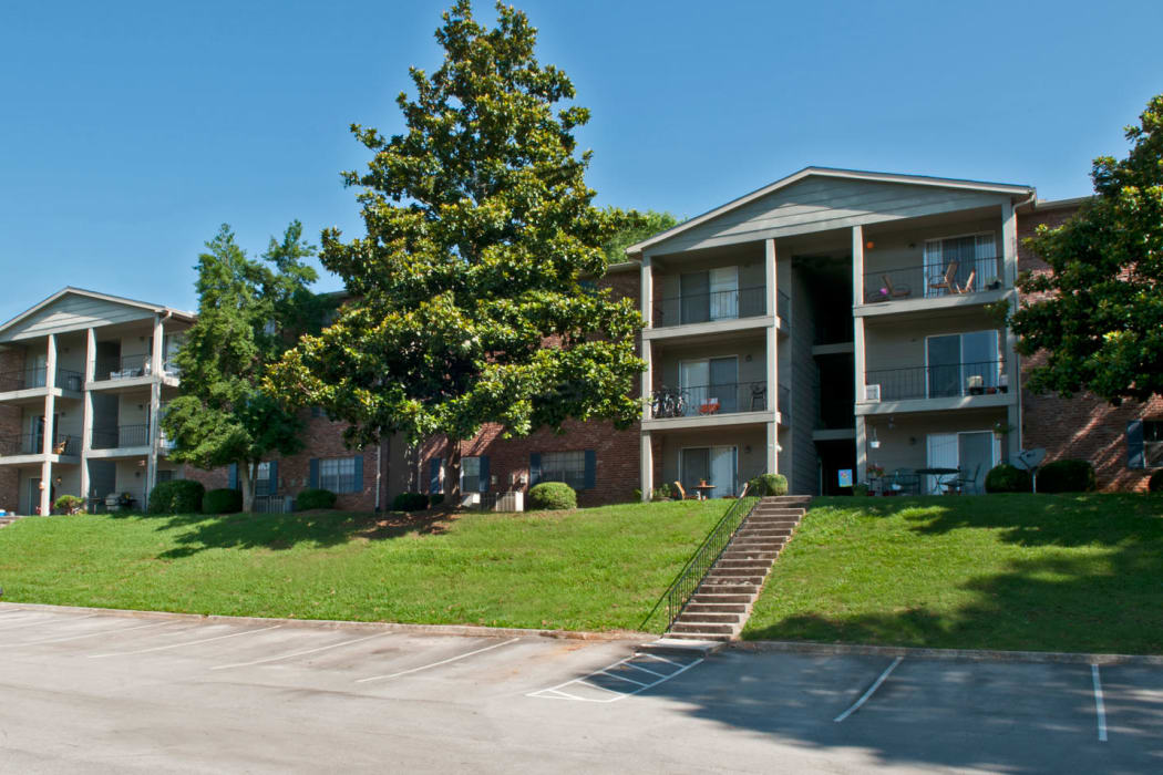 Front view of the apartments at Deane Hill