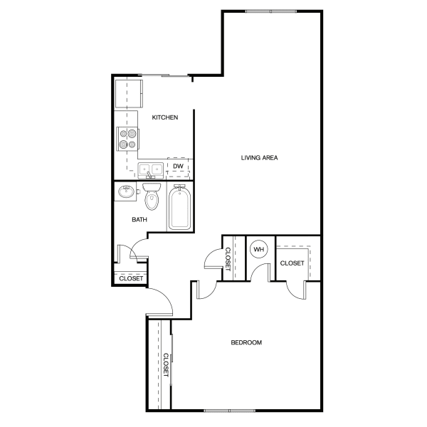 A2 floor plan brochure at The Presidio in Pensacola, Florida