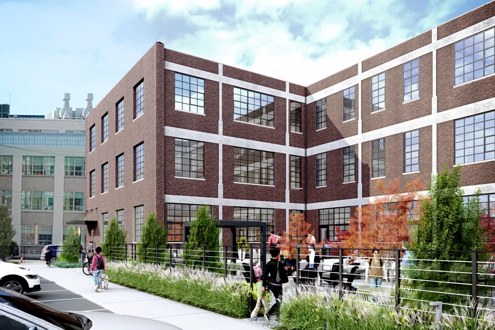 Property exterior at Detroit Living in Detroit,Michigan