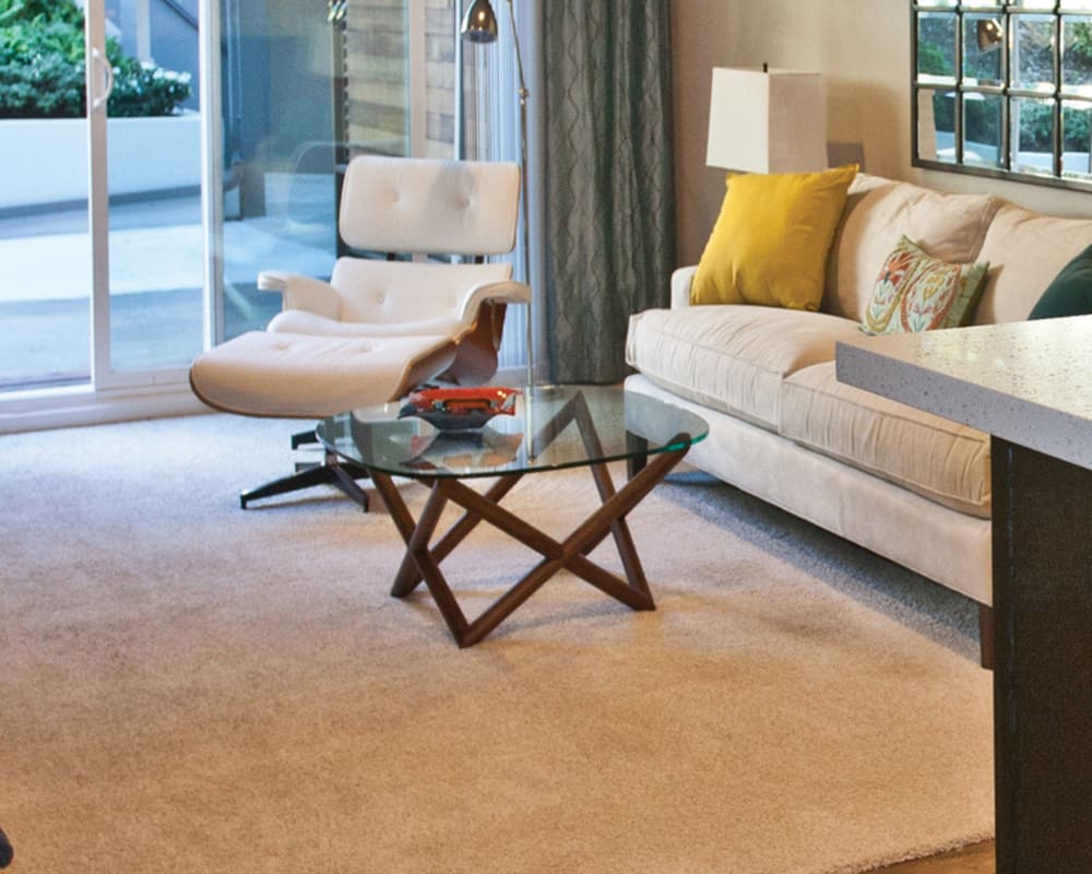 Living room at Pineridge in Mill Valley, California