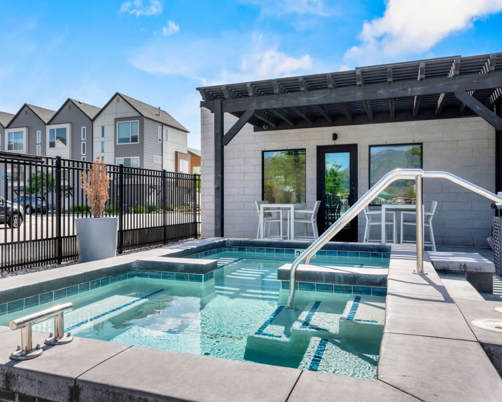 Pool Area at Hawthorne Townhomes in South Salt Lake, Utah