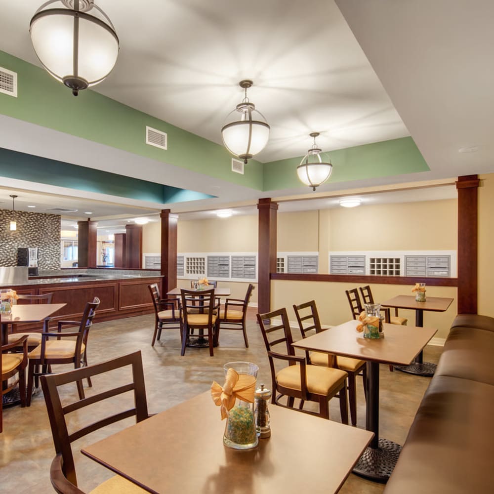 Dining room at Anthology of Grayslake in Grayslake, Illinois