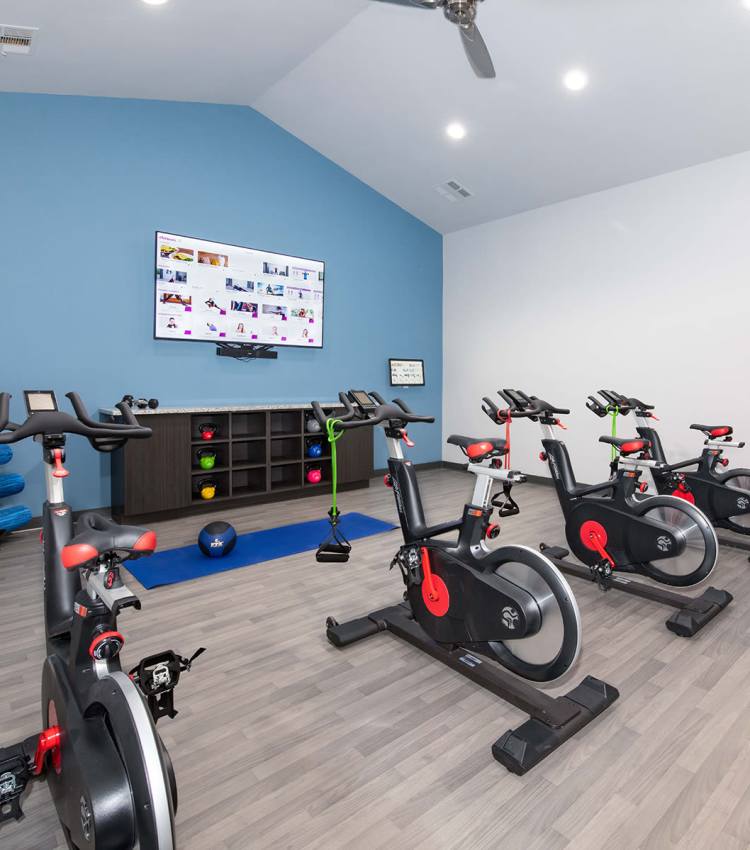 Pilates/Spin/Yoga Room at The Springs of Indian Creek
