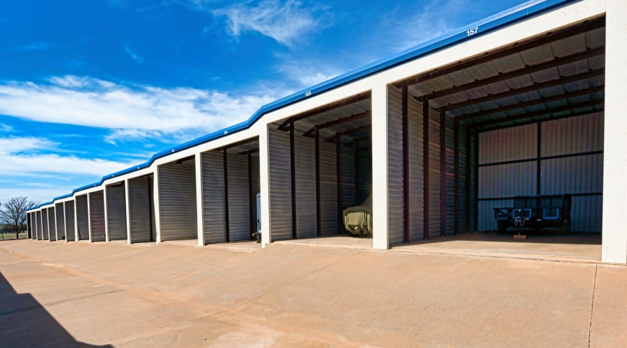 Gated entrance to KO Storage in Wichita Falls, Texas