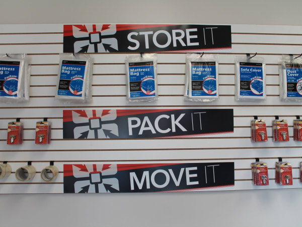 Moving supplies at StorQuest Self Storage in Honolulu, Hawaii