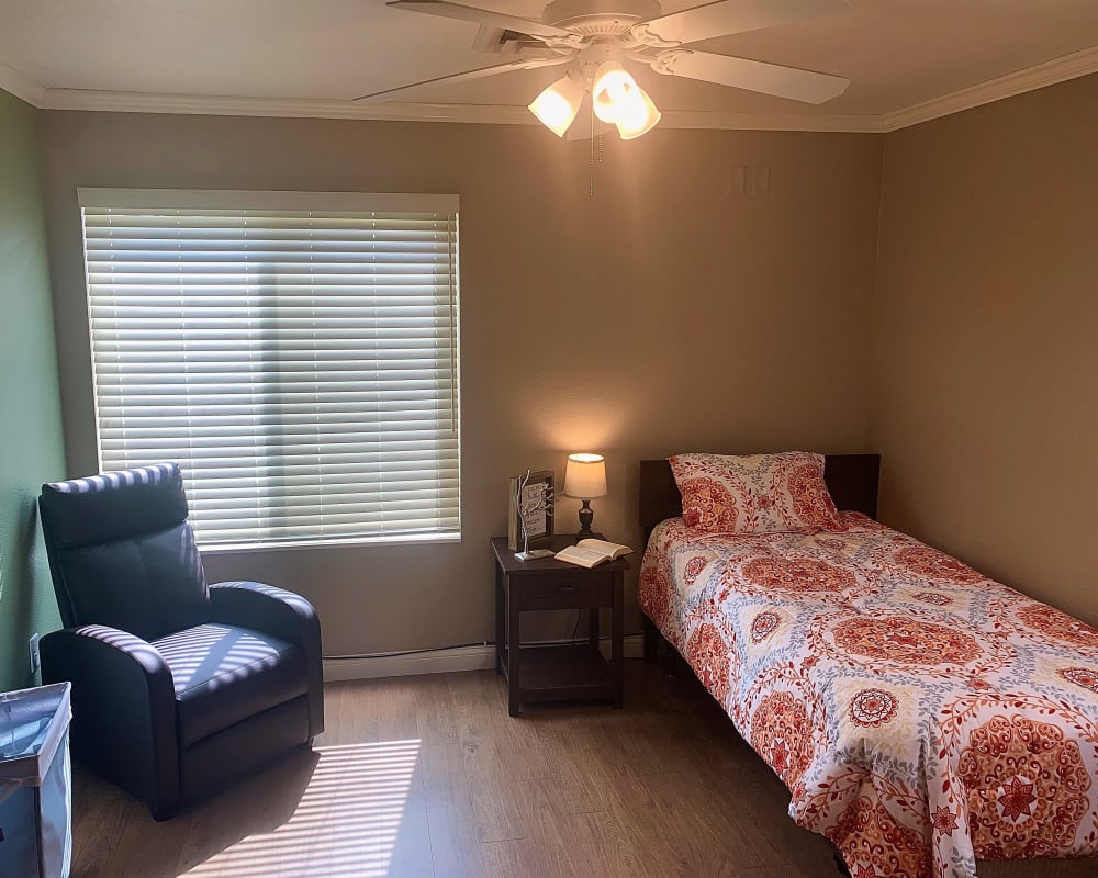 Bright bedroom suites available at Corridor Crossing Place in Cedar Rapids, Iowa.