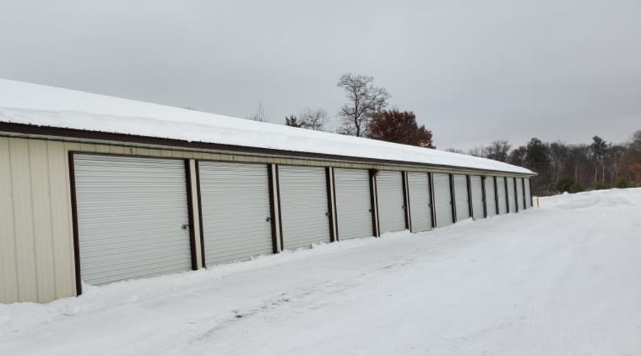 Exterior of outdoor units at KO Storage of Baxter in Baxter, Minnesota