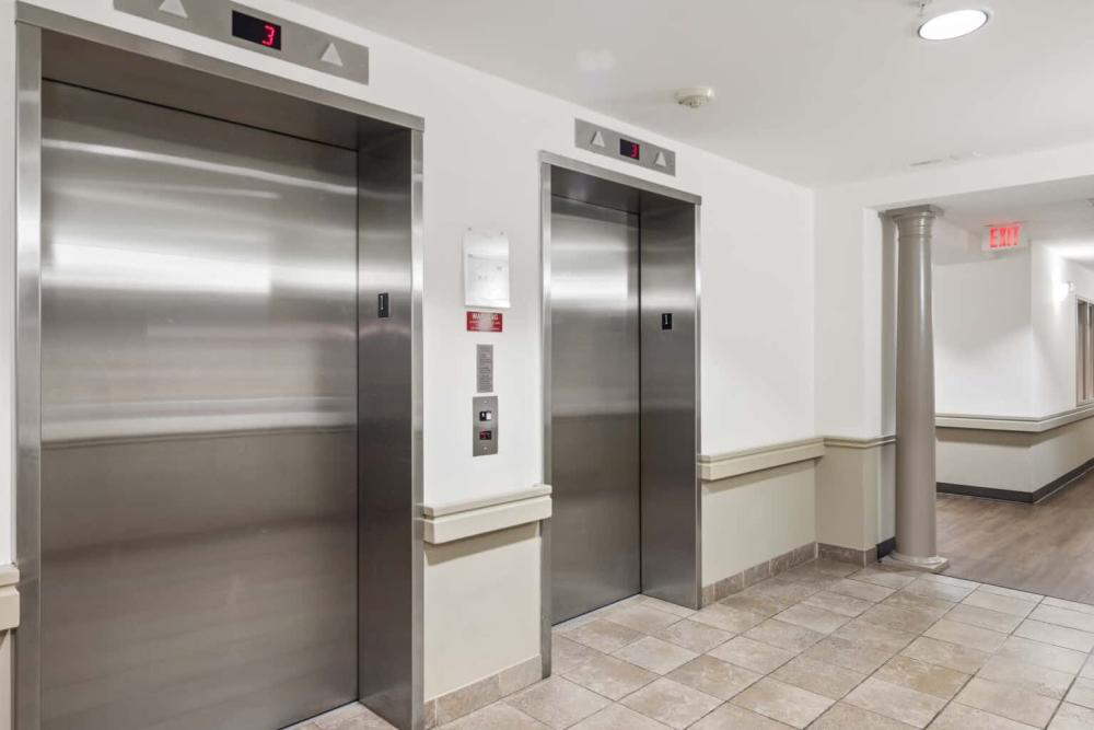 Elevator at Randolph Village Senior Apartments in Silver Spring, Maryland