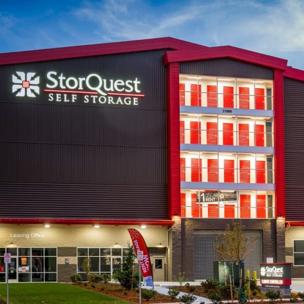 Exterior of StorQuest Self Storage in Happy Valley, Oregon
