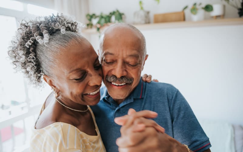 Residents dancing at Grand Villa of DeLand in DeLand, Florida