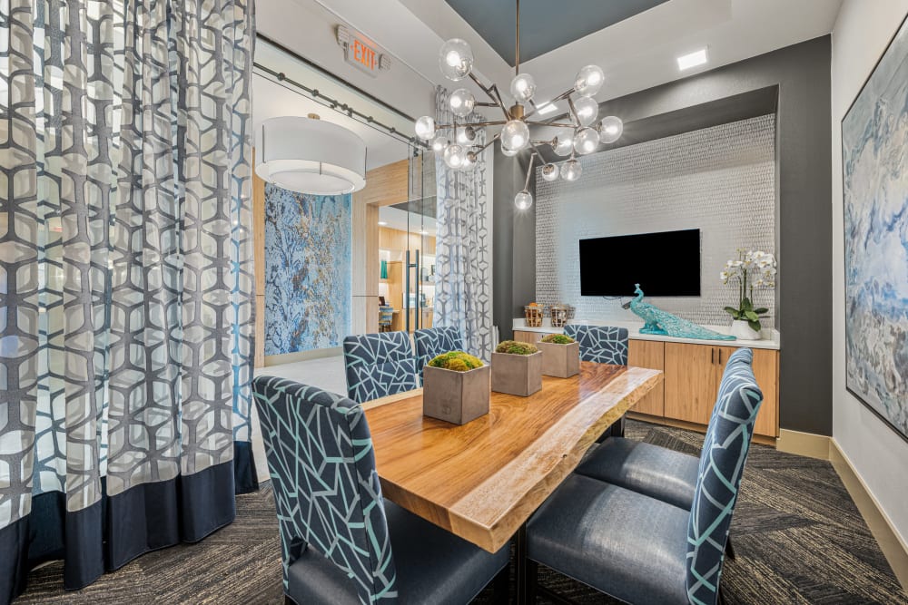 Community business center at The Residences at Panther Hollow in Marble Falls, Texas
