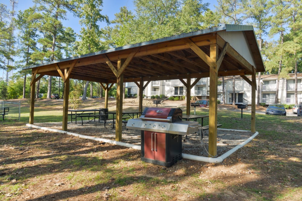 BBQ area at Three Rivers in Columbia, South Carolina