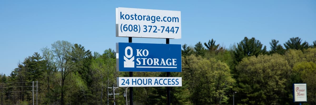 Map and directions to KO Storage in Tomah, Wisconsin