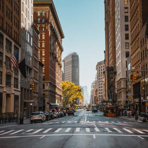 A busy street near Parker Glen II in Champaign, Illinois