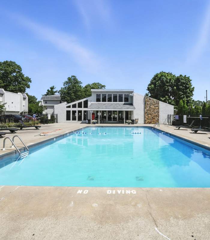 Swimming pool at North River Landing in Elkhart, Indiana