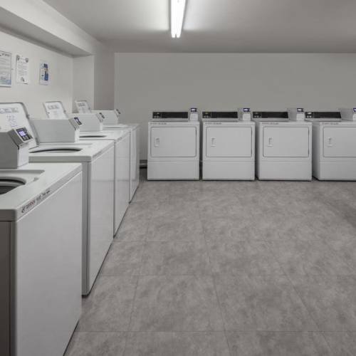 Laundry facility at Schroeder Square Apartments in Madison, Wisconsin