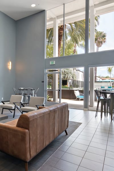 Stylish resident clubhouse at The Retreat at Thousand Oaks, Thousand Oaks, California