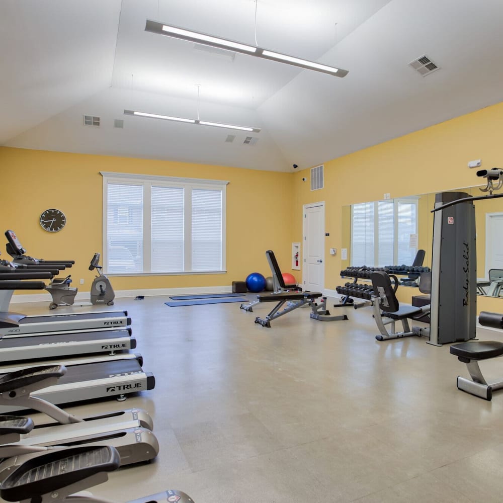 Fitness center at Lancaster Midtown, Lancaster, Ohio