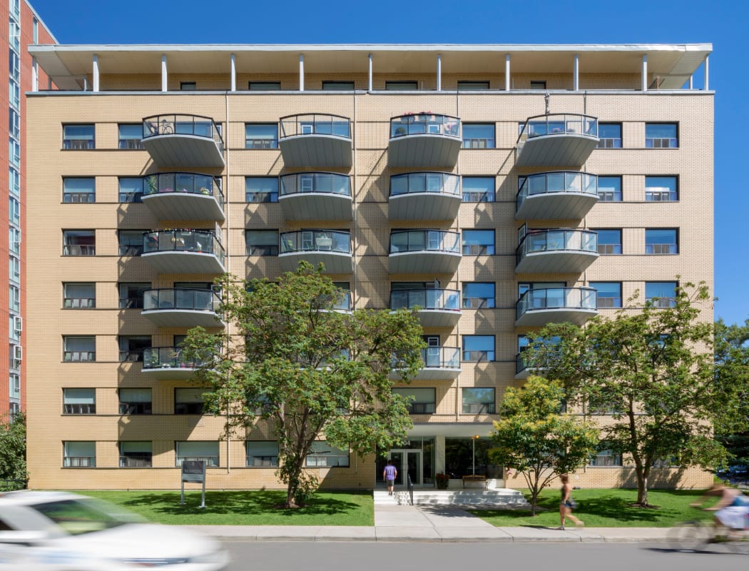 Exterior view of The Mansions in Calgary