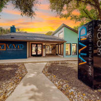 Rendering memorial and leasing office at Vivid in San Antonio, Texas