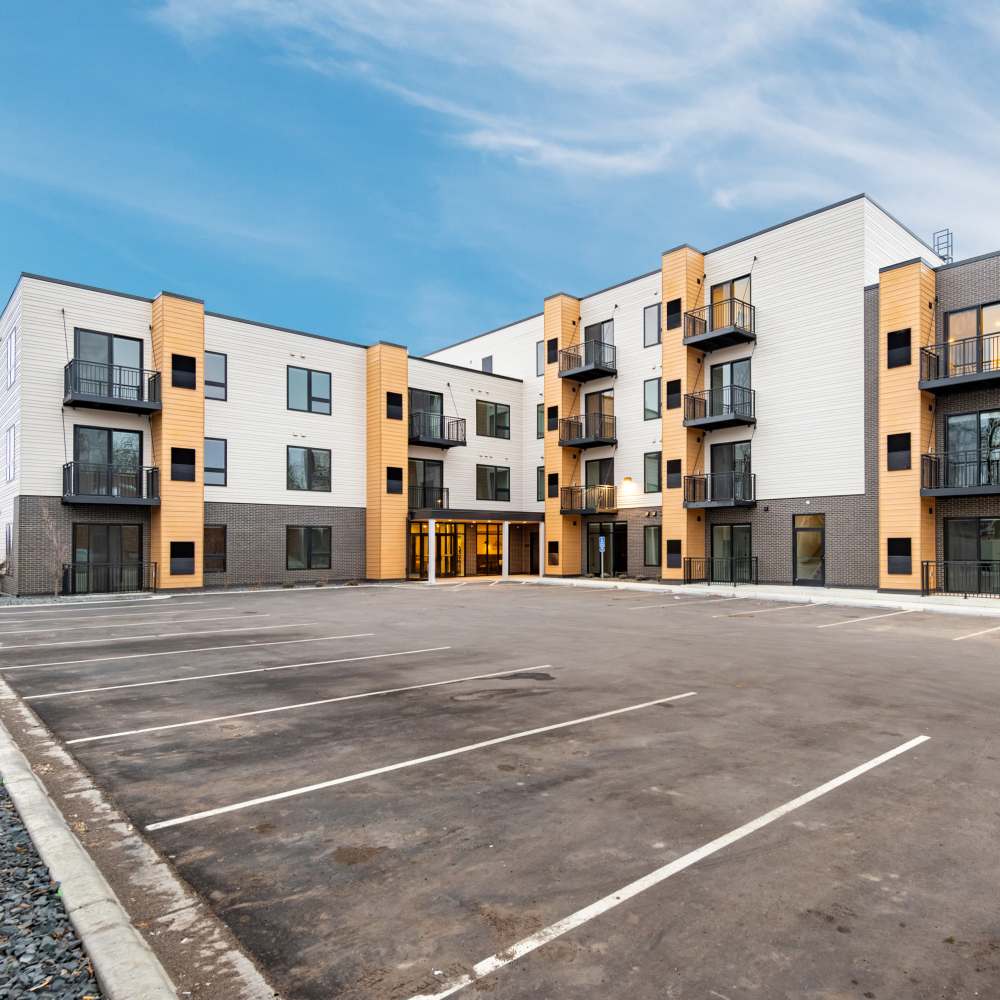 Exterior of The Uptown Apartments in Waconia, Minnesota