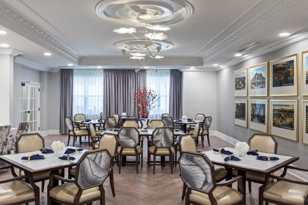 Dining room at Anthology of The Plaza in Kansas City, Missouri
