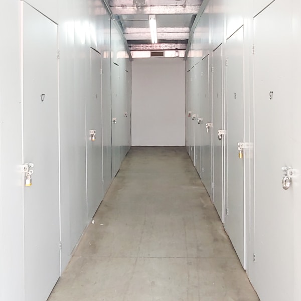 Climate-controlled indoor storage units at StorQuest Self Storage in Glendale, Arizona