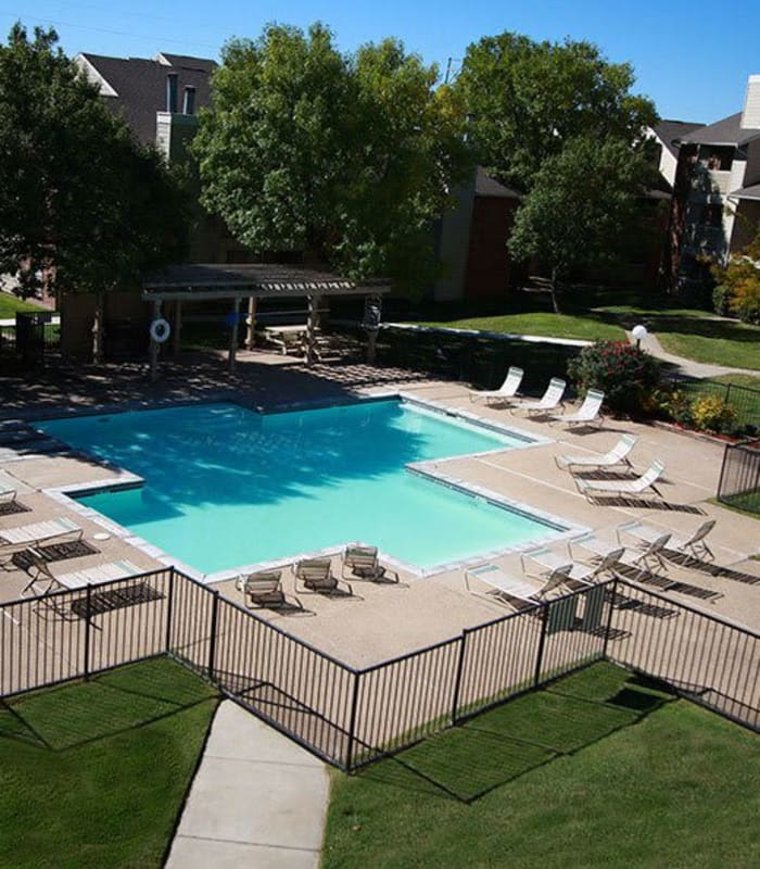 Pool to Newport Apartments in Amarillo, Texas
