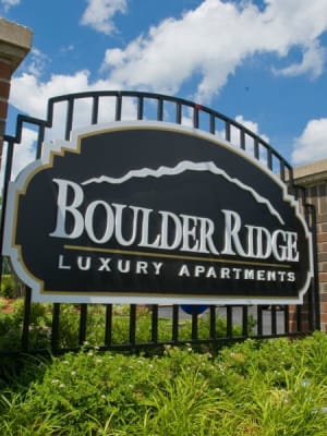 Signage at Boulder Ridge in Tulsa, Oklahoma