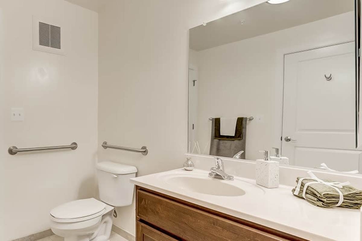 Bathroom at Homes on Quaker Lane in Sandy Spring, Maryland      