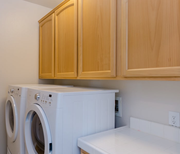 In-unit washer and dryer at IMT Rancho Serrano Townhomes in Thousand Oaks, CA