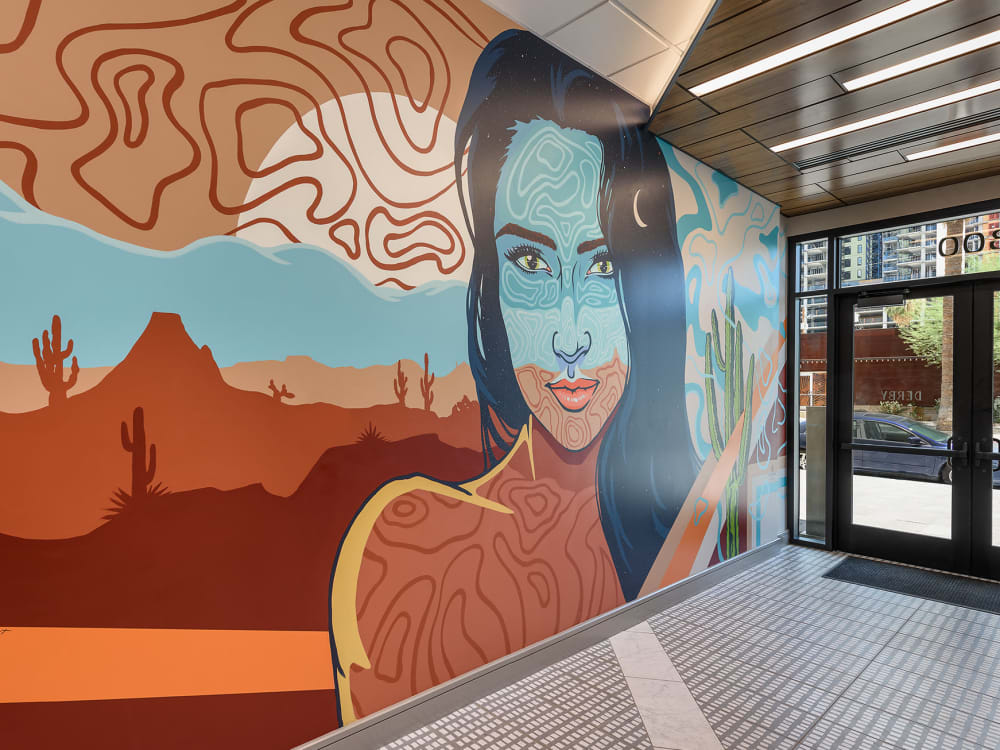Mural at Derby in Phoenix, Arizona