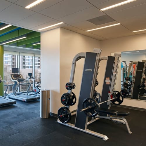 Gym at Solaire 8250 Georgia in Silver Spring, Maryland