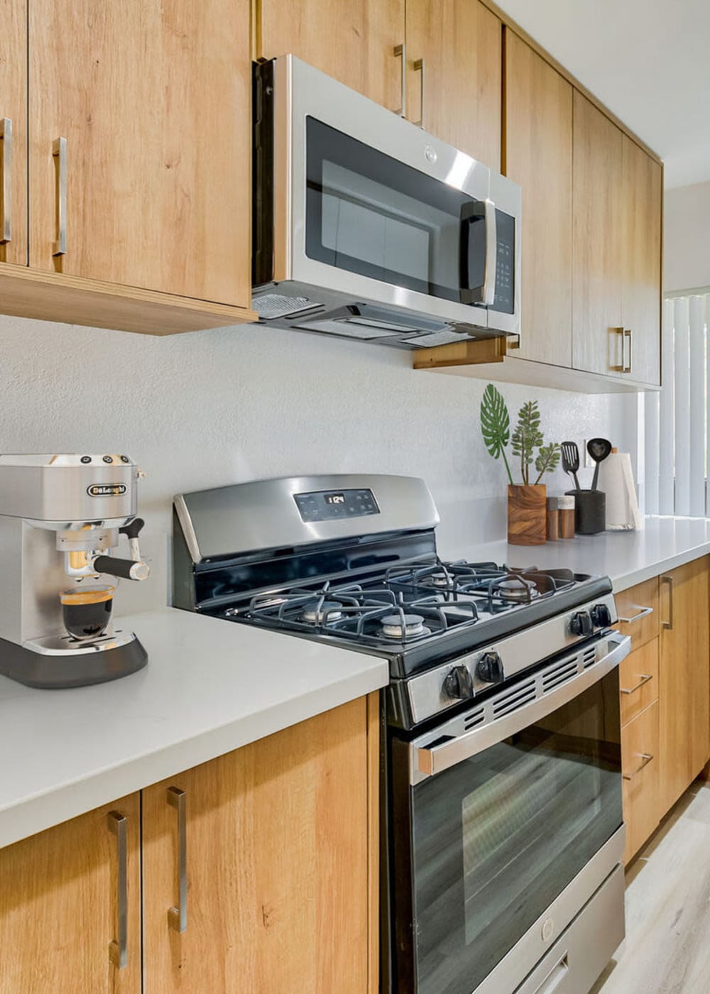 Kitchen at Torrey Pines Apartment Homes in West Covina, California