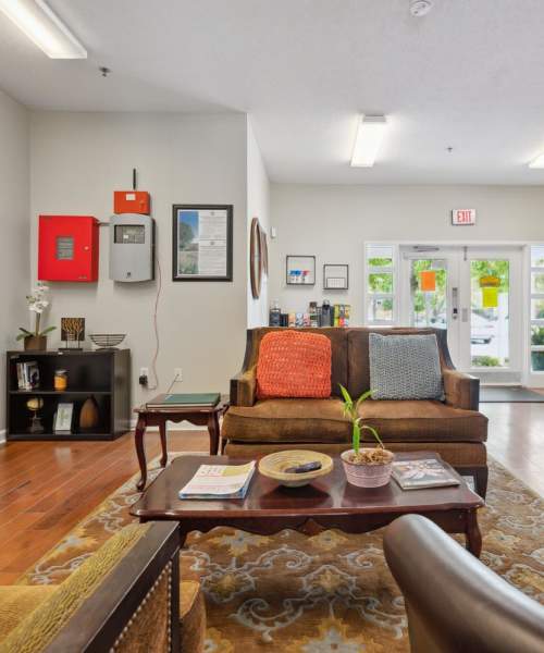 Community common room at Fellwood I in Savannah, Georgia