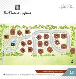 Brochure of The Pointe at Highland in Jackson, Mississippi