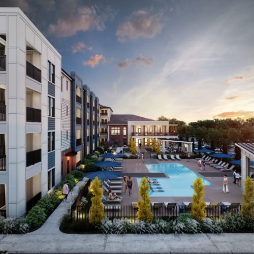 The swimming pool at Mosby Bridge Street in Huntsville, Alabama