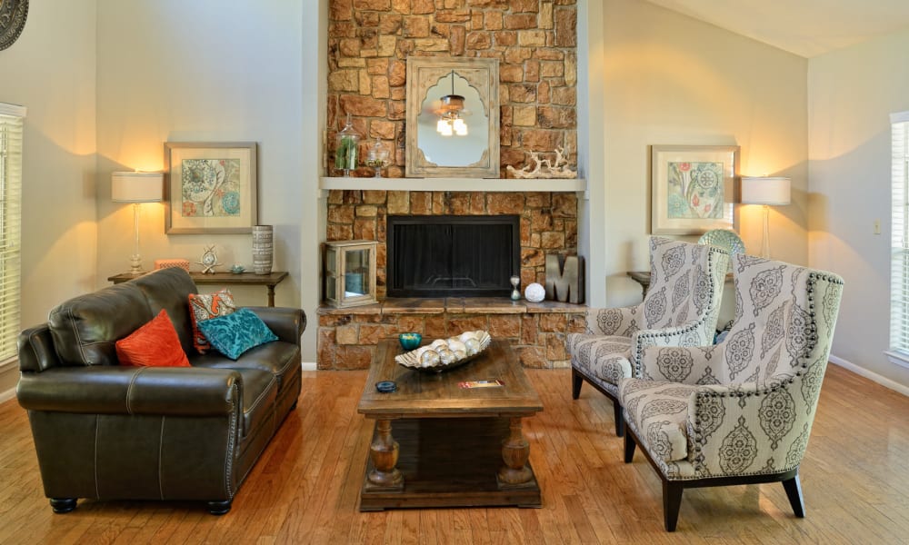 Clubhouse lounge at Mountain Village in El Paso, Texas