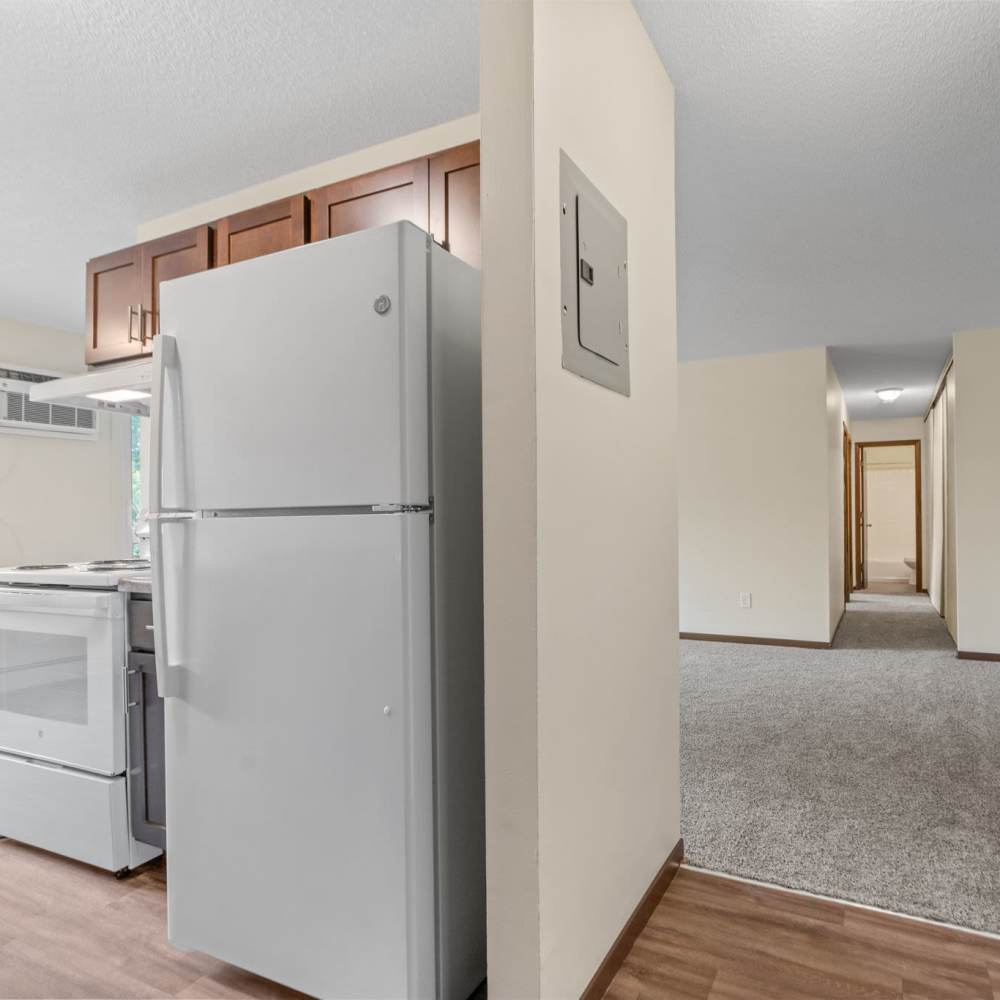 Refrigerator at Lamplighter Village Apartments in Saint Paul,Minnesota