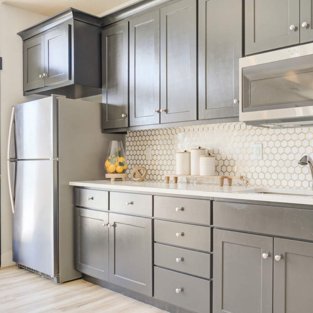Community kitchen at Chapel Ridge in Lees Summit, Missouri
