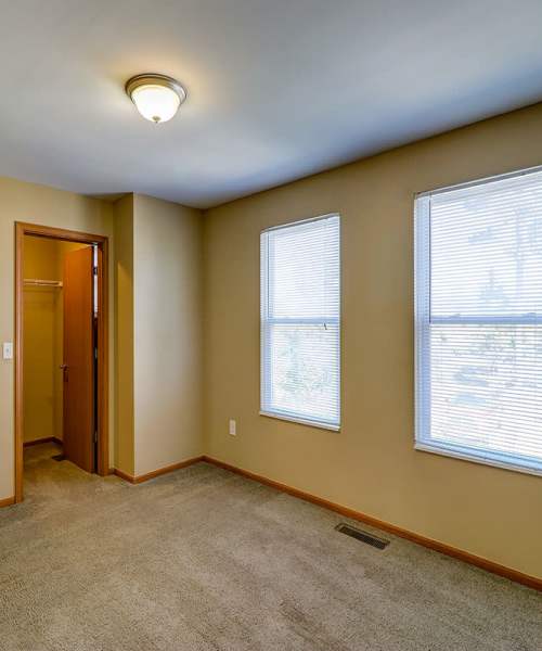 Bedroom with closet at Harmony Greene in Pooler, Georgia
