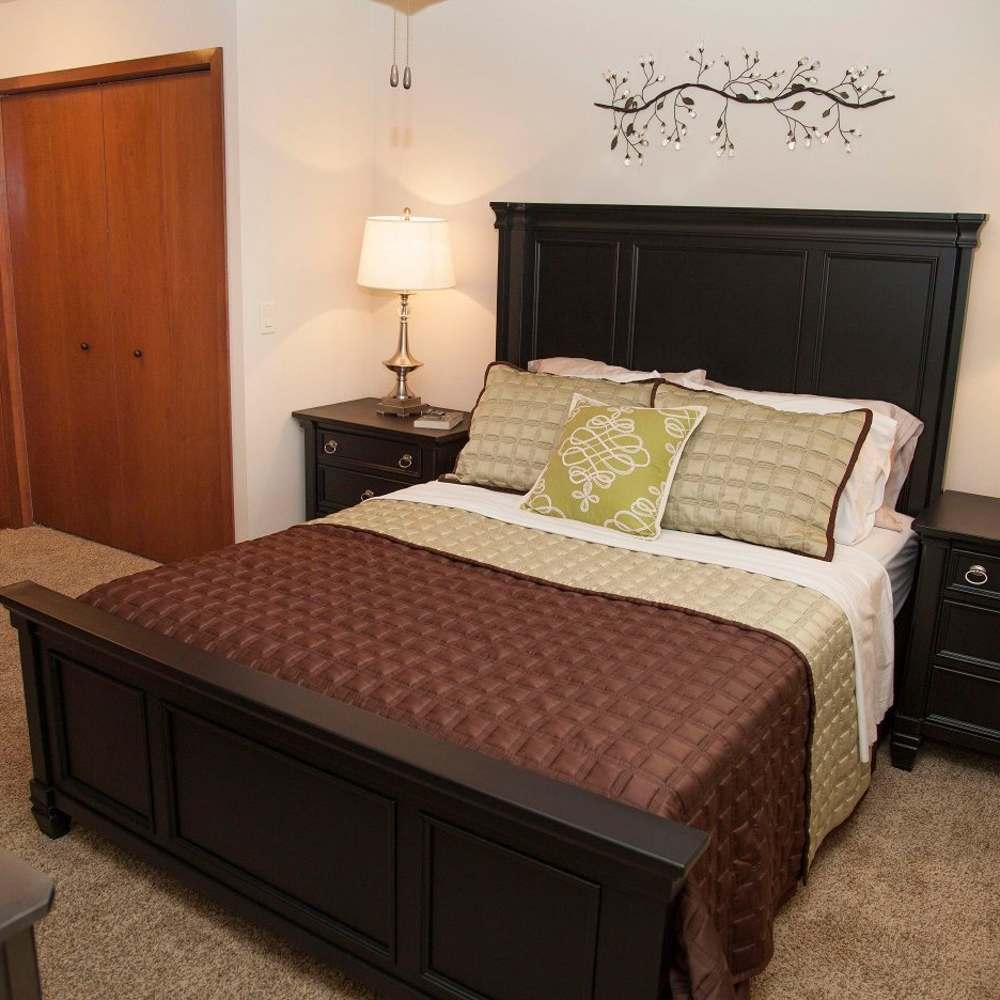 Bedroom at Vicinato in Madison, Wisconsin