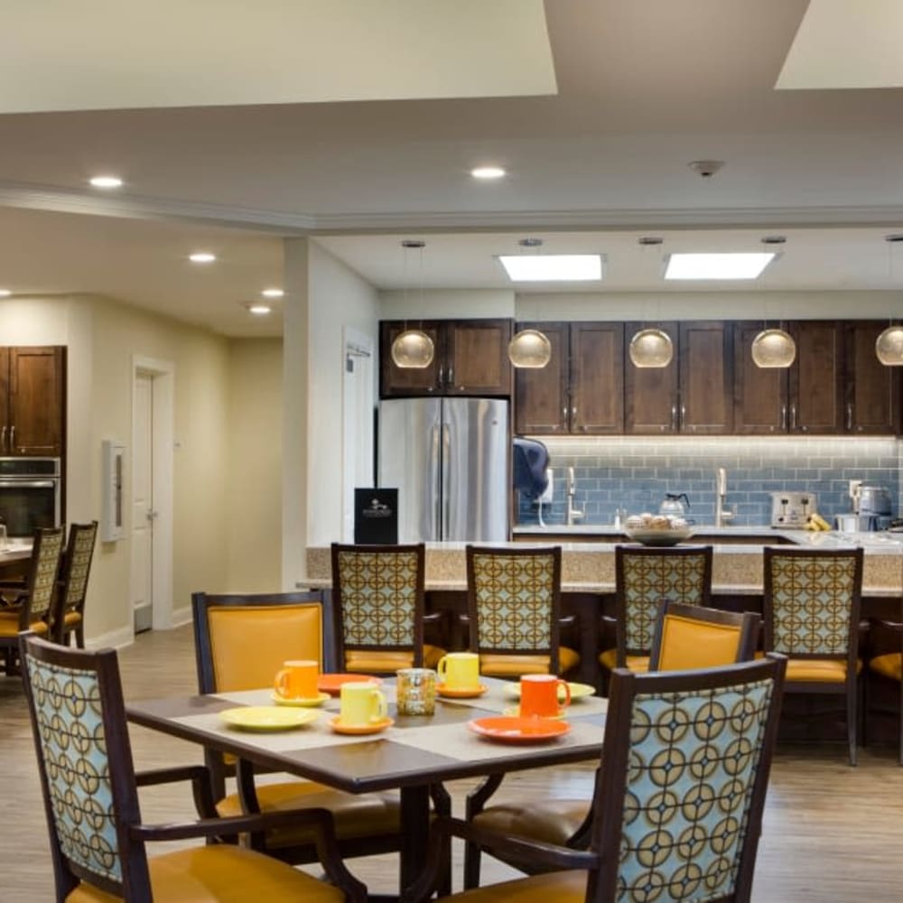 Dining room at Anthology of Burlington Creek in Kansas City, Missouri